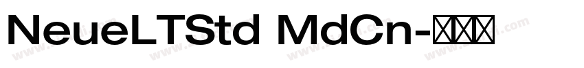 NeueLTStd MdCn字体转换